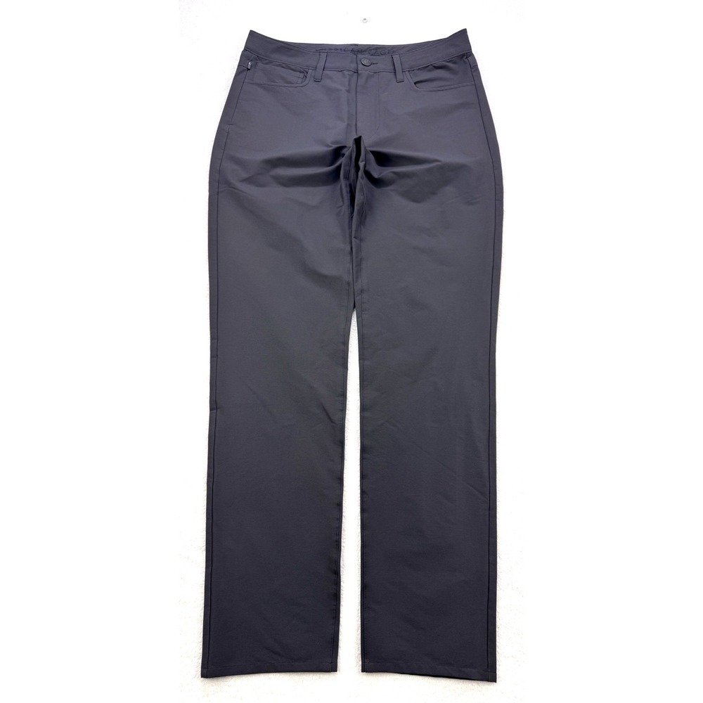 American Eagle Hybrid Pants Women Grey M 24/7 Tech Zip Pkt Straight Athletic